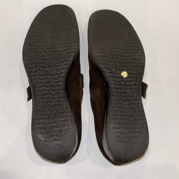 Aquatalia suede brown slide on wedge‎ loafer shoes size 7.5 - Picture 11 of 17